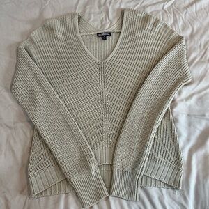 Freshman Light Gray Knit Top